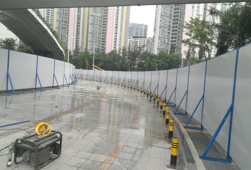 「彩鋼板圍擋」深圳pvc工程圍擋施工搭建的規范及要求分析